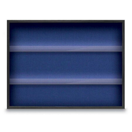 United Visual Products Outdoor Enclosed Combo Board, 48"x36", Wht Frame/Burgundy & Blue Spruce UVCB4836ODW-BURGUN-BLSPRU